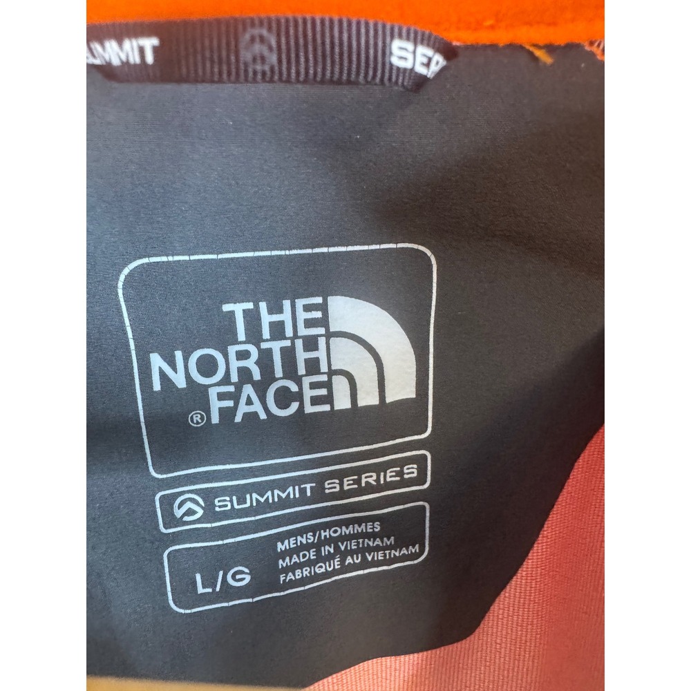 The North Face Summit Series Mens Orange Softshell Full Zip Jacket L Large - Picture 5 of 10